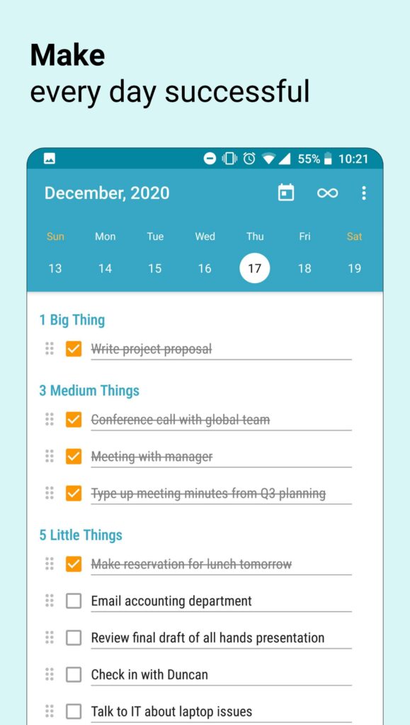 Organiza tu trabajo con 123List